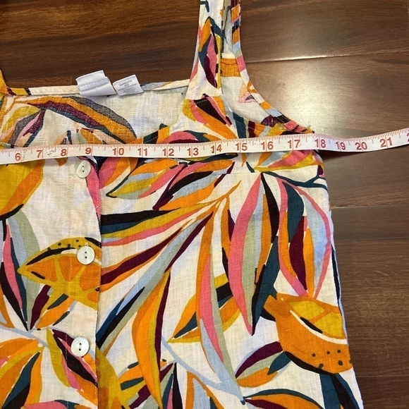 C&C CALIFORNIA Sleeveless Floral Blouse size Medium - Picture 6 of 7